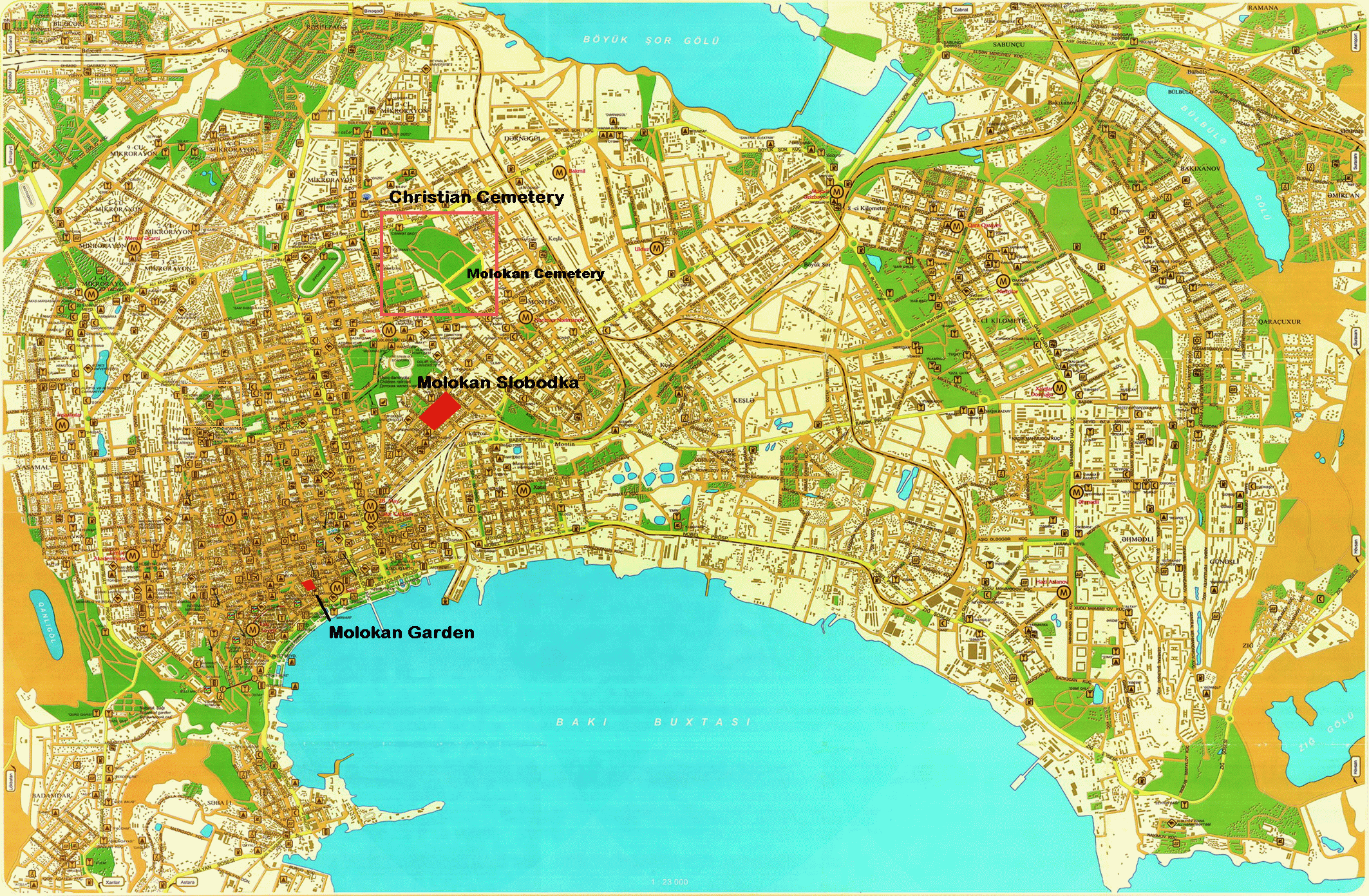 Baku Map